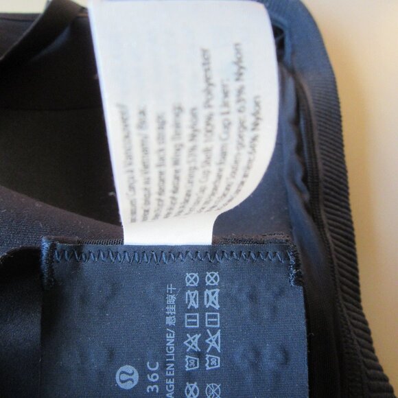 Lululemon AirSupport Bra *High Support, C–DDD Cups True Navy / River Blue - Picture 5 of 6